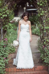 Beautiful Lace wedding gown by Clasch Design